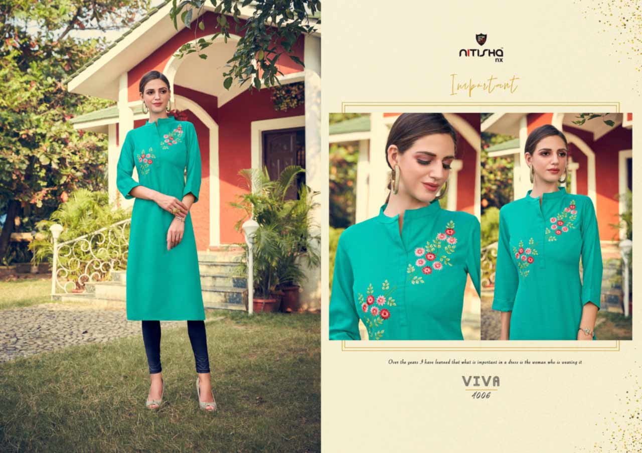 Viva Vol-4 Soft Cotton Wholesale Kurti Viva Vol-4 Soft Cotton Wholesale Kurti